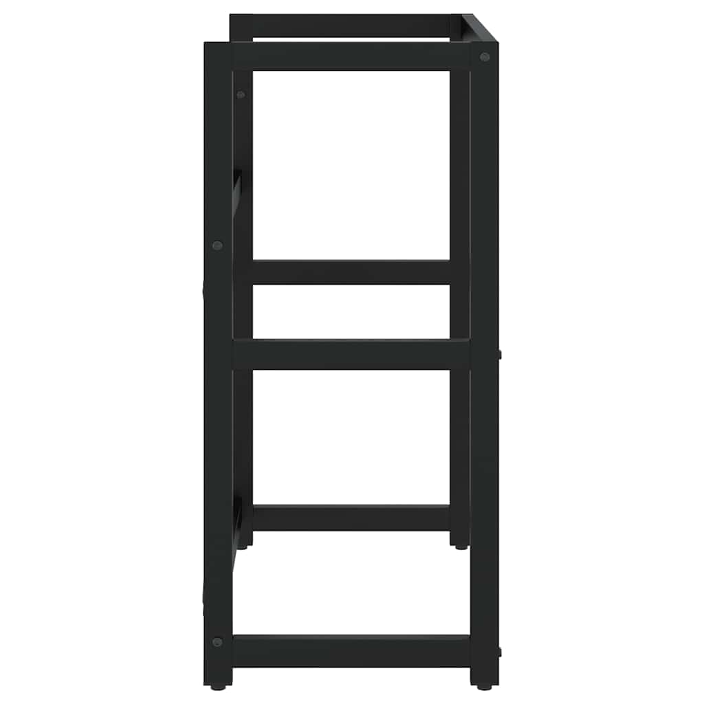 Badezimmer Waschtischgestell Weiß 40x38x83 cm Eisen
