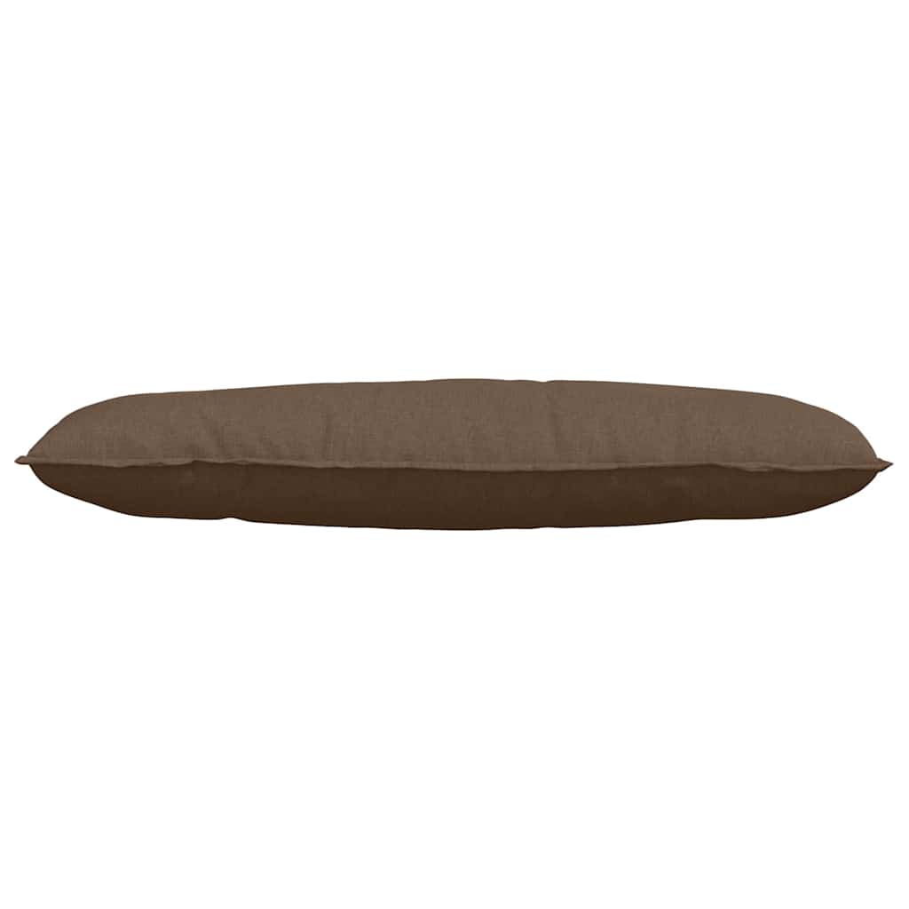 Rückenkissen Hellgrau 50 x 19 x 45 cm Stoff