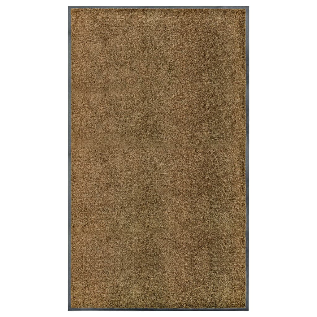 Fußmatte Waschbar Anthrazit 120x180 cm