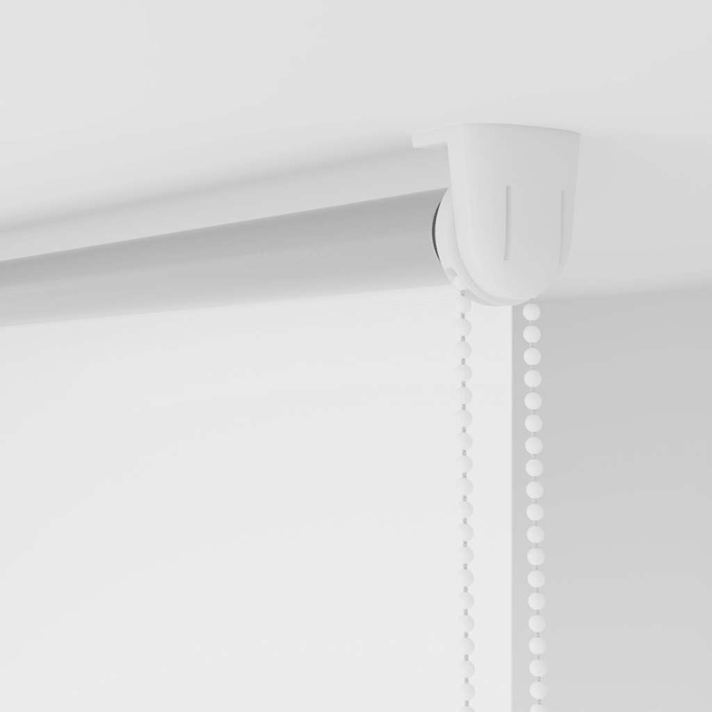 Verdunkelungsrollo 84,4 x 175 cm, Stoffbreite 80 cm, Weiß