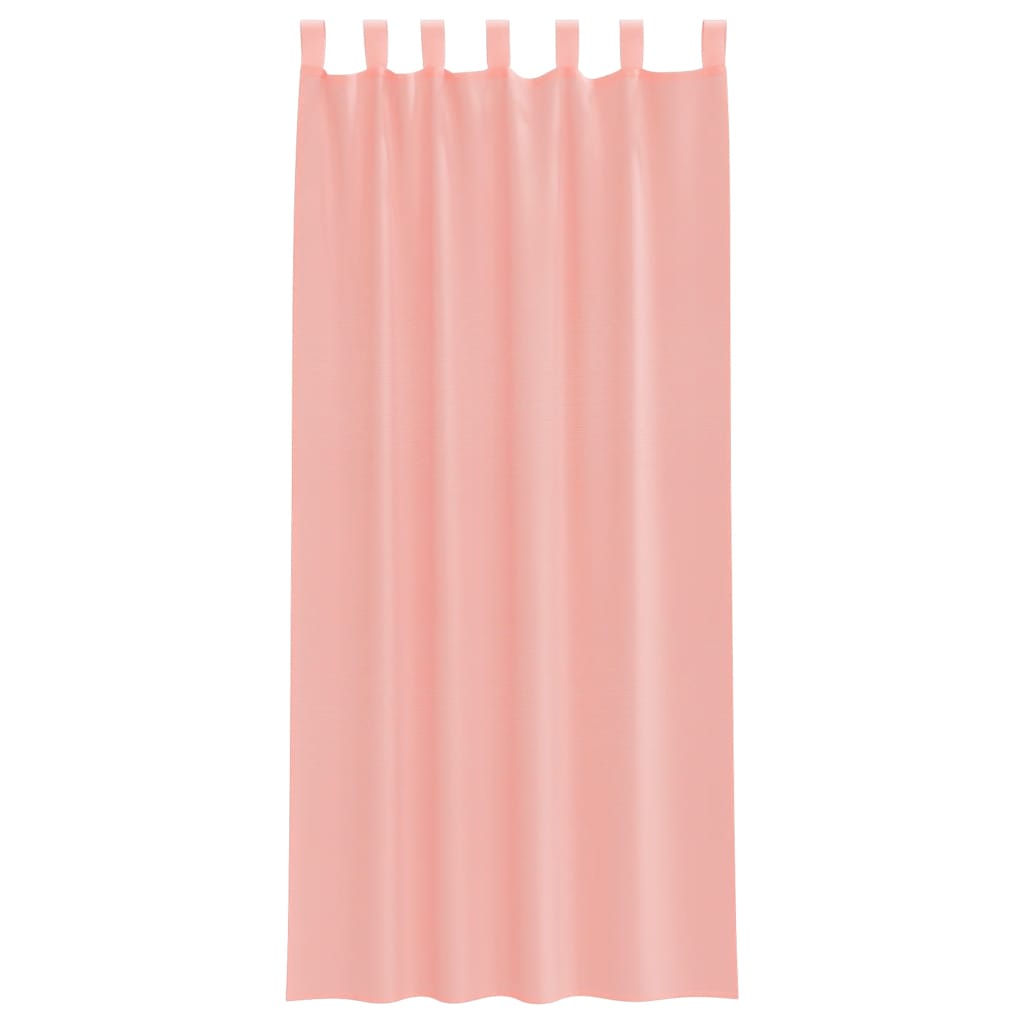 Voile Vorhänge mit Ösen 2 Stk. Apfelgrün 140x140 cm
