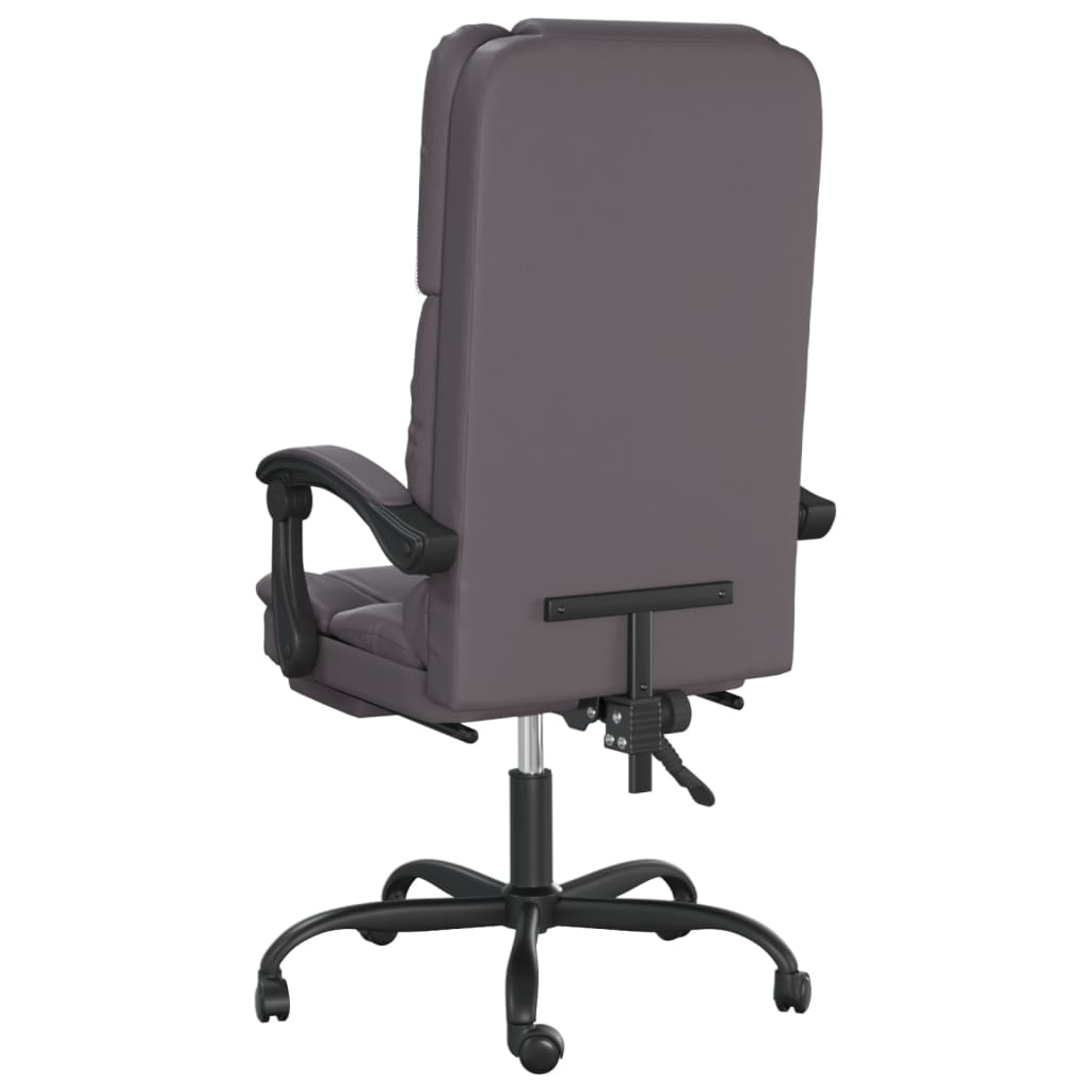 Bürostuhl mit Massagefunktion Schwarz Kunstleder