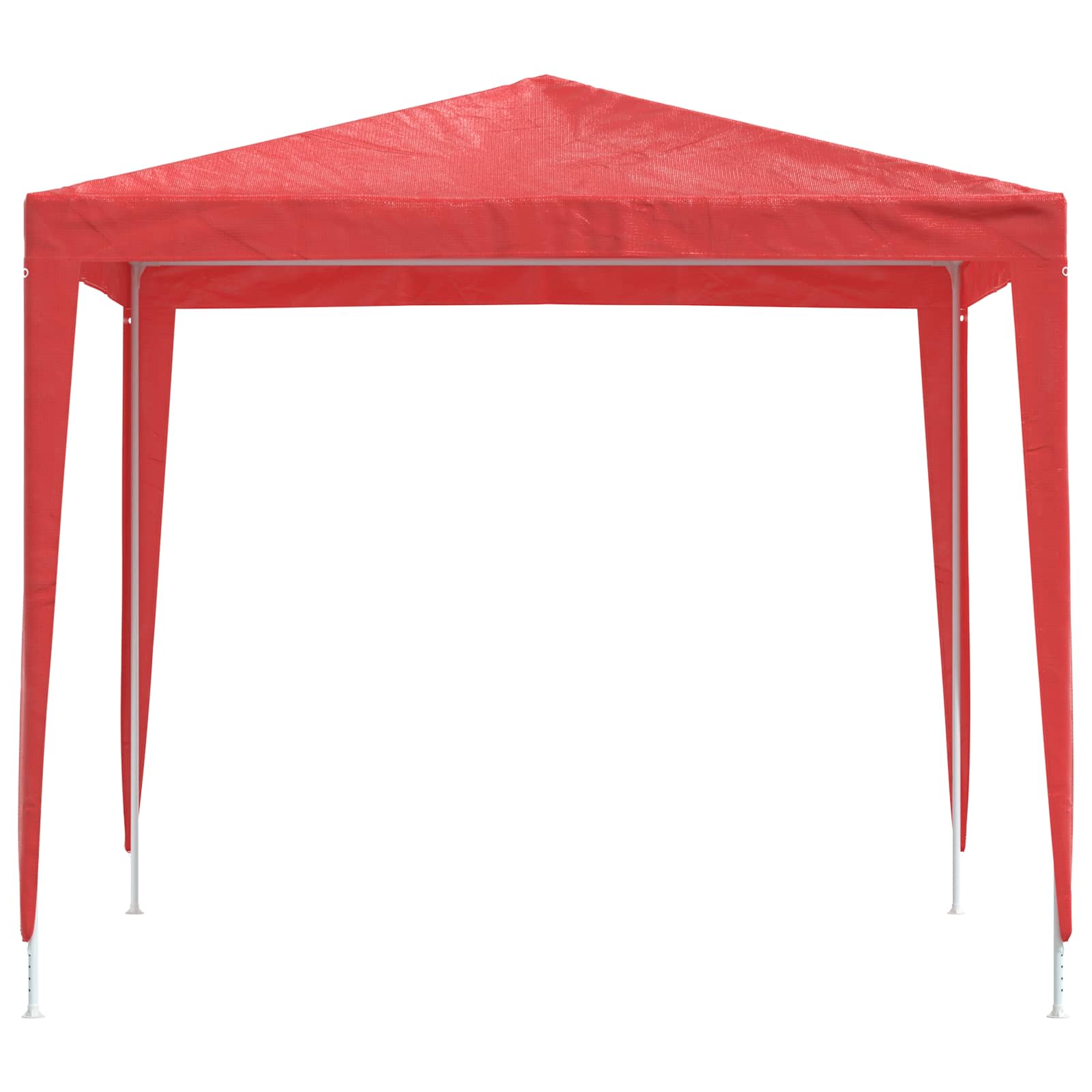 Party-Zelt 200 x 200 x 240 cm Rot PE und Stahl