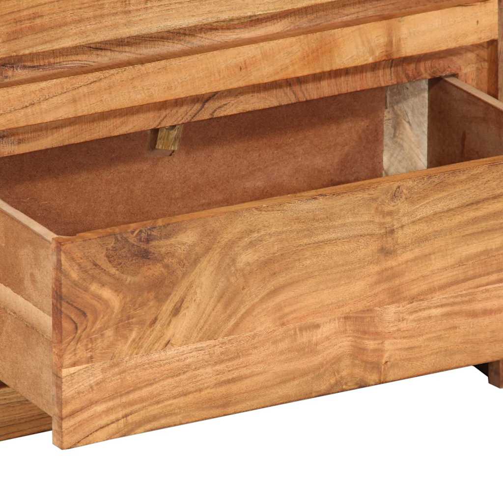 Schubladenschrank 60x33x75 cm Massivholz Akazie