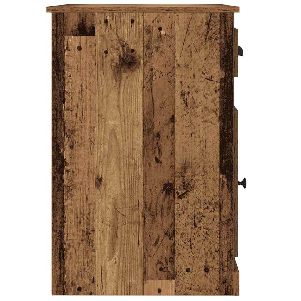 Schreibtisch mit Schublade Weiß 115x50x75 cm Holzwerkstoff