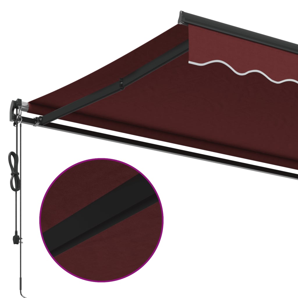 Markise Automatisch Einziehbar 350x250 cm Creme