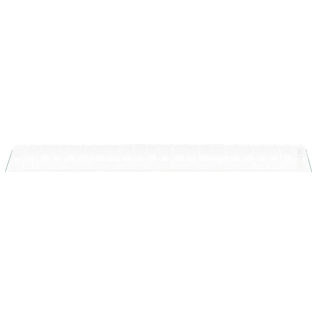 Gewächshaus mit Stahlrahmen Grün 48 m² 16x3x2 m