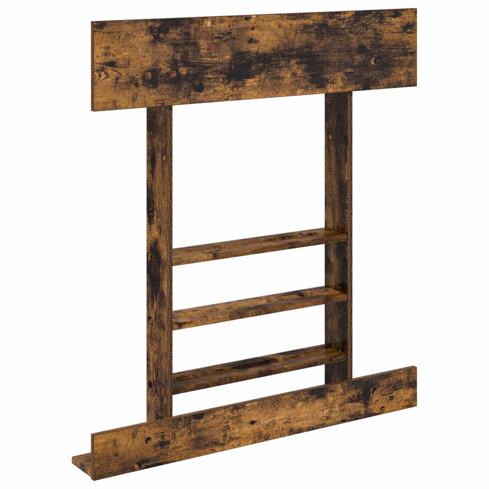 Billardqueue-Ständer Holzwerkstoff 93 x 12 x 103 cm Weiß