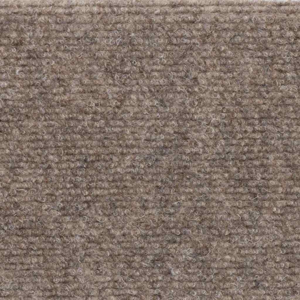 Stufenmatten Selbstklebend 15 Stk. 56x17x3 cm Hellbraun Halbrund