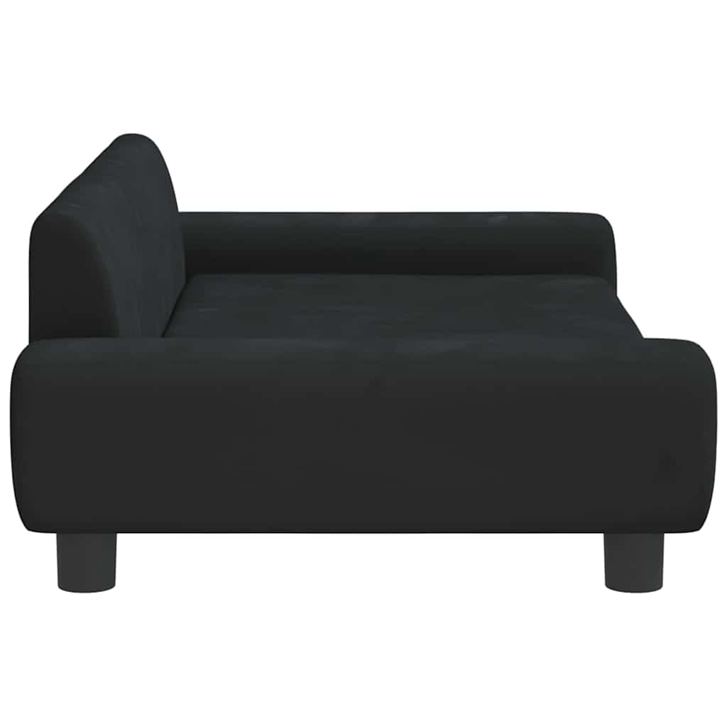 Kindersofa Blau 100x54x33 cm Samt