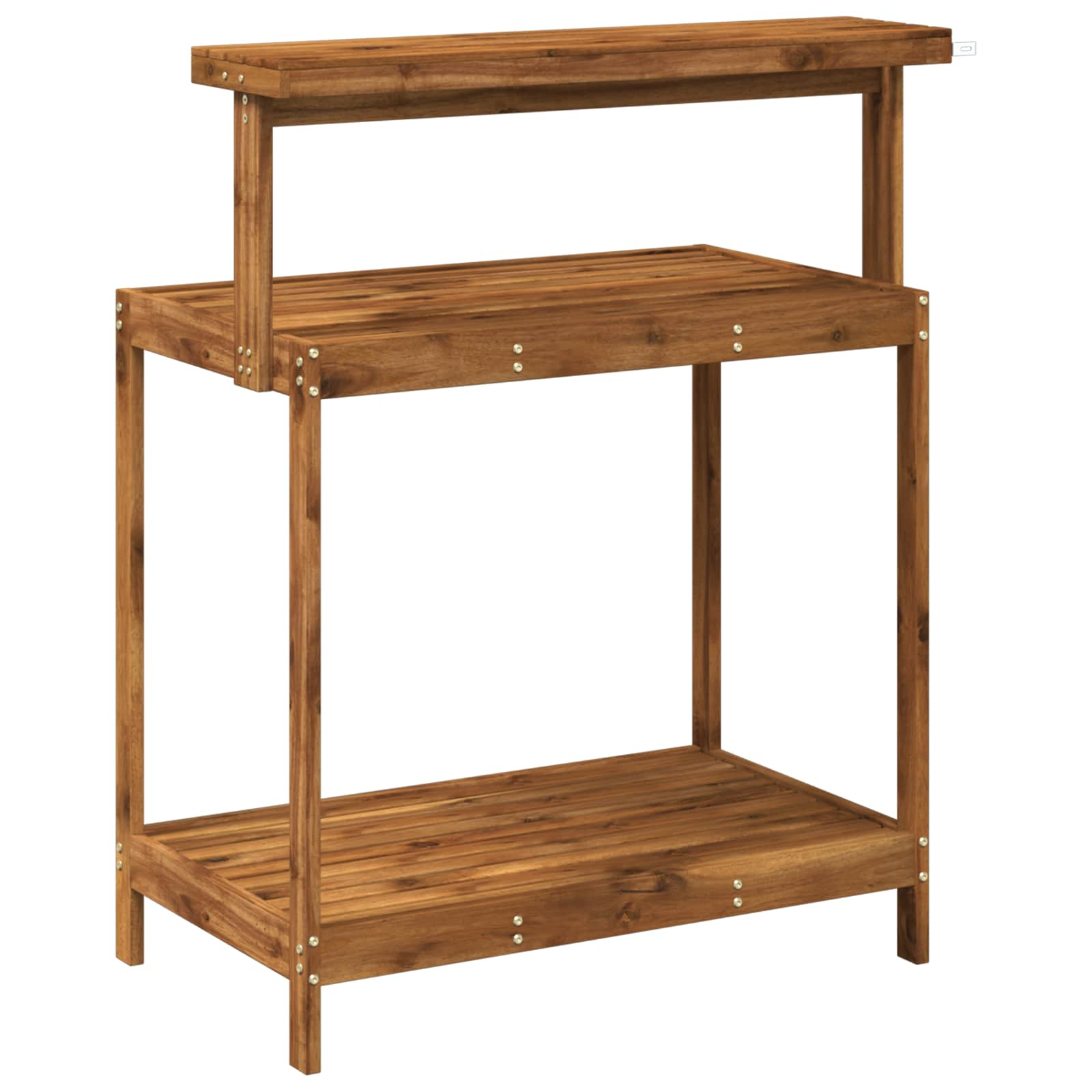 Outdoor Umtopfbank 56,5 x 48,5 x 107 cm Massivholz Akazie Natur