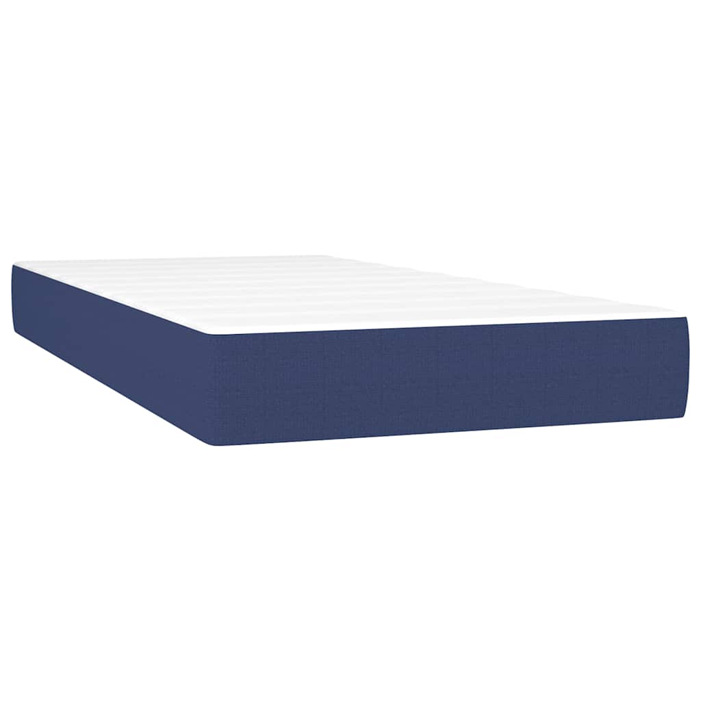Taschenfederkernmatratze Mittel Hellgrau 80x200x20 cm Stoff
