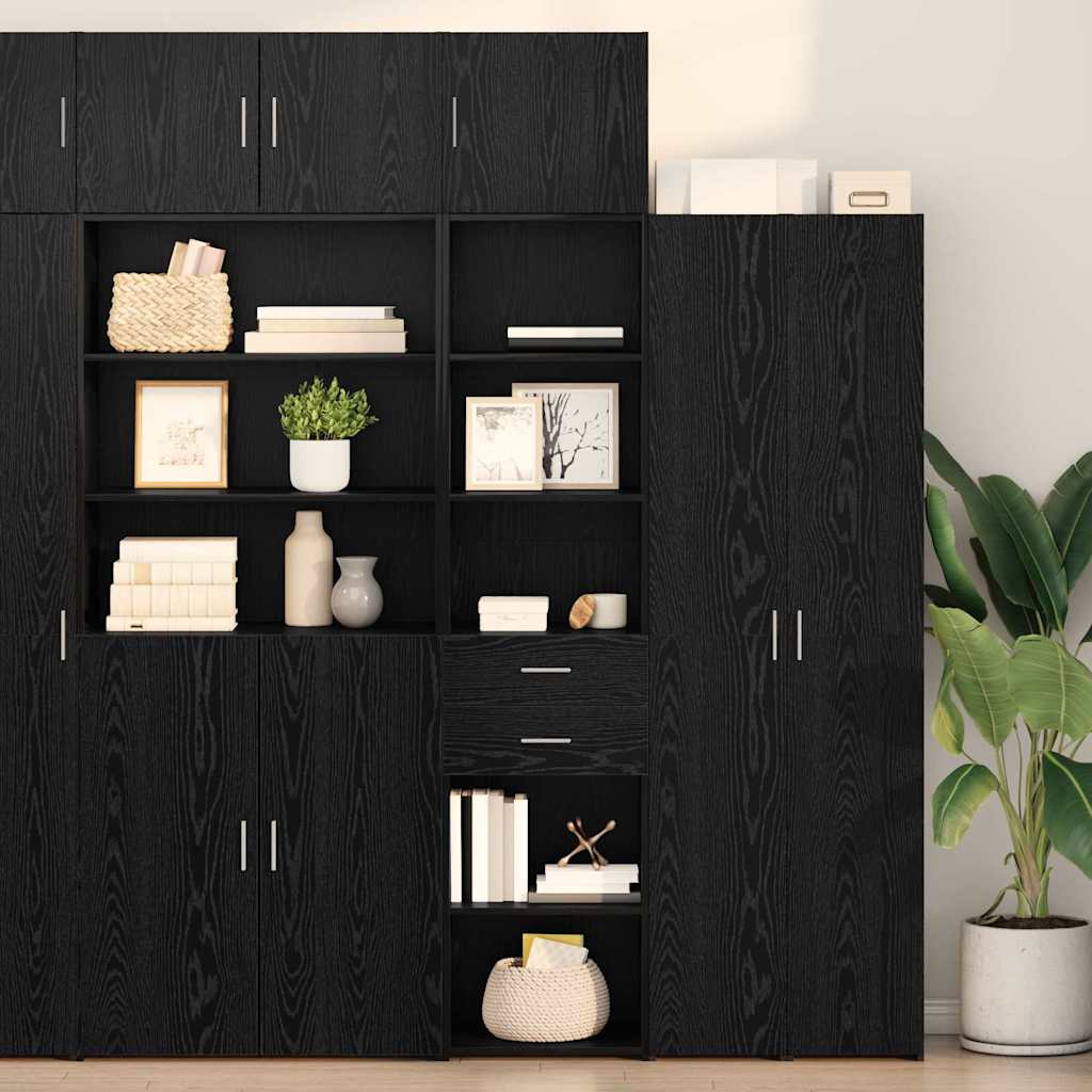 Highboard Altholz 45 x 42,5 x 185 cm Holzwerkstoff