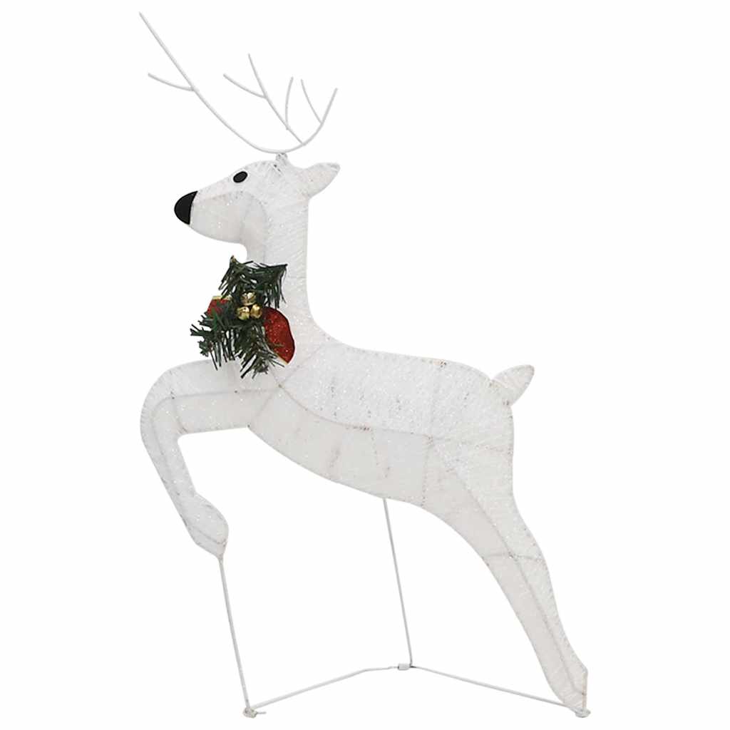 Weihnachtsdeko Rentier & Schlitten 60 LEDs Outdoor Golden