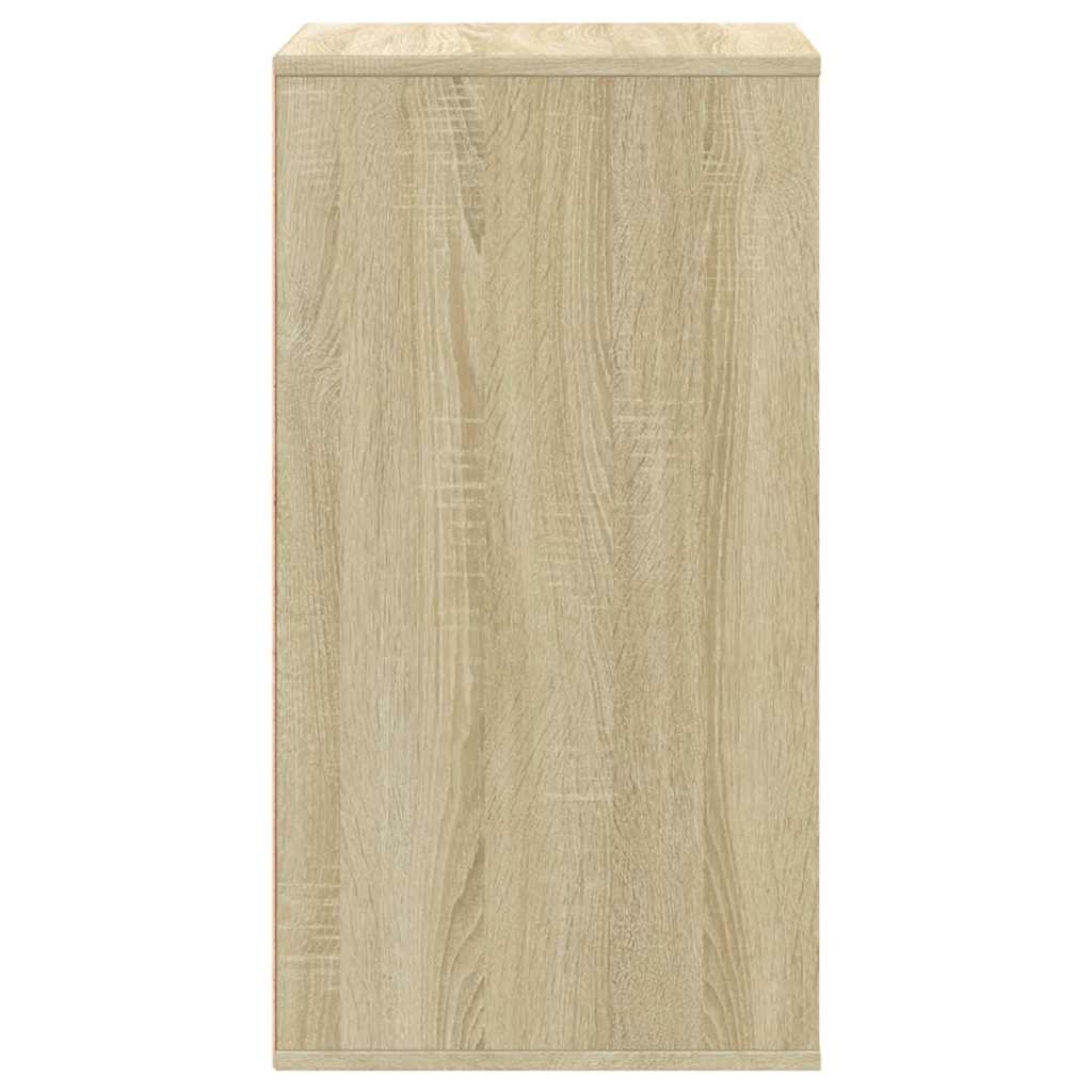 Schubladenschrank Schwarz Eichen-Optik 41 x 40 x 58 cm