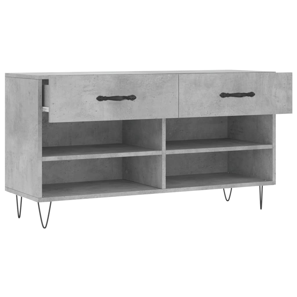 Schuhbank Weiß 102x35x55 cm Holzwerkstoff