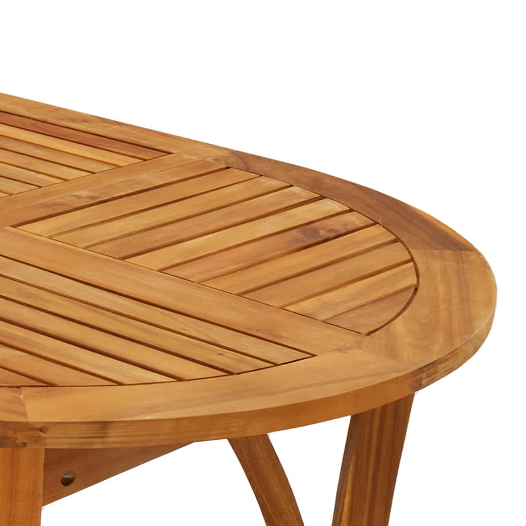 Gartentisch 85x85x75 cm Massivholz Akazie