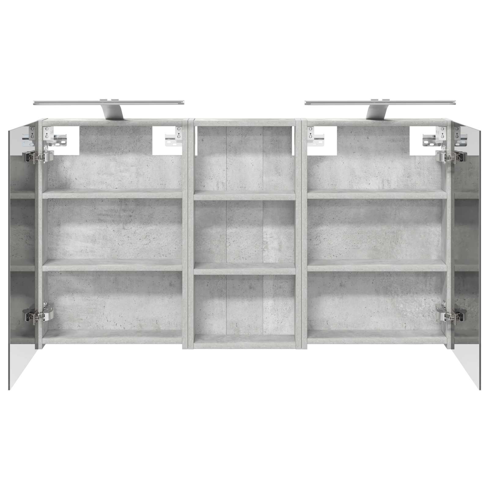 Badezimmerschrank-Set 3 pcs 80 x 10,5 x 50 cm Holzwerkstoff
