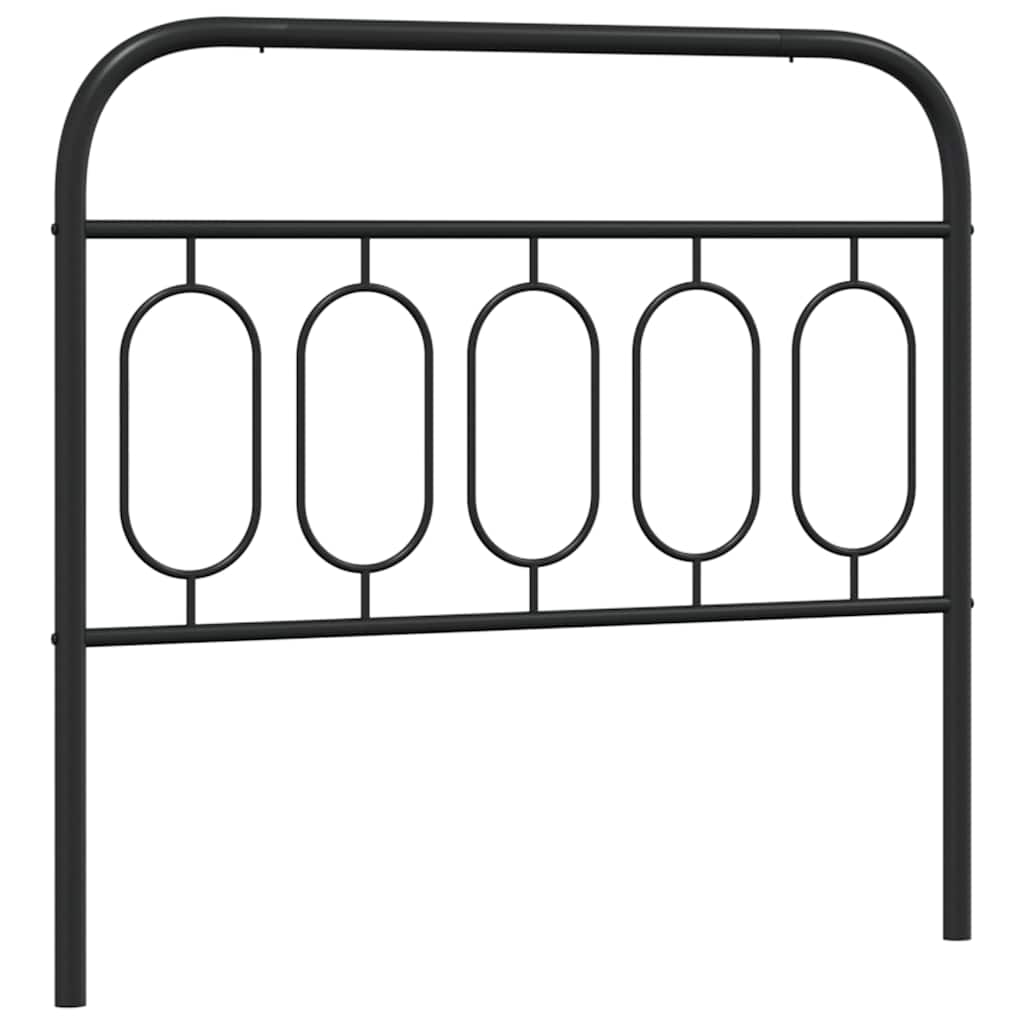 Ersatz-Kopfteil Metall Schwarz 75 cm