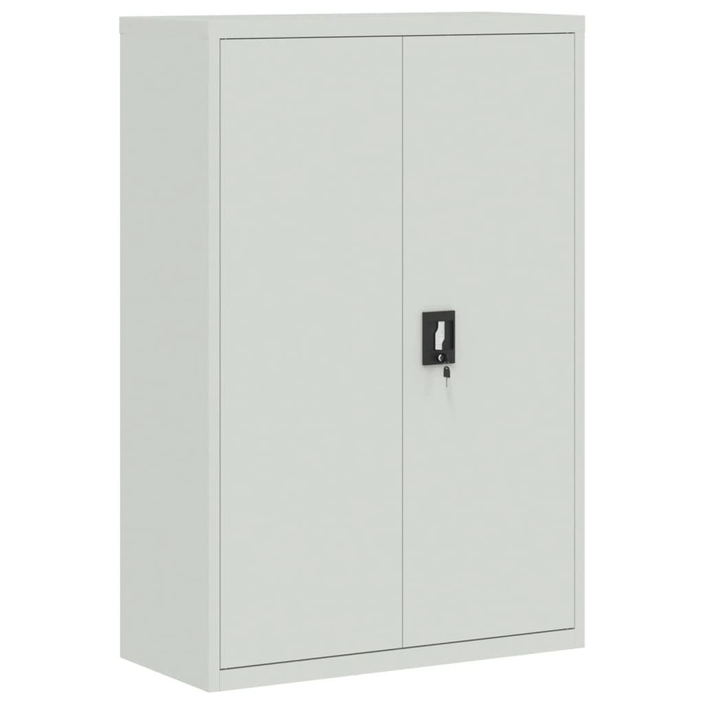 Aktenschrank Weiß 90x40x110 cm Stahl
