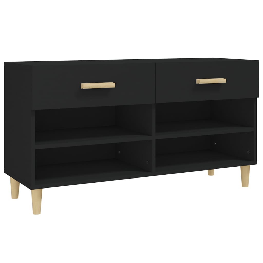 Schuhschrank Weiß 102x35x55 cm Holzwerkstoff
