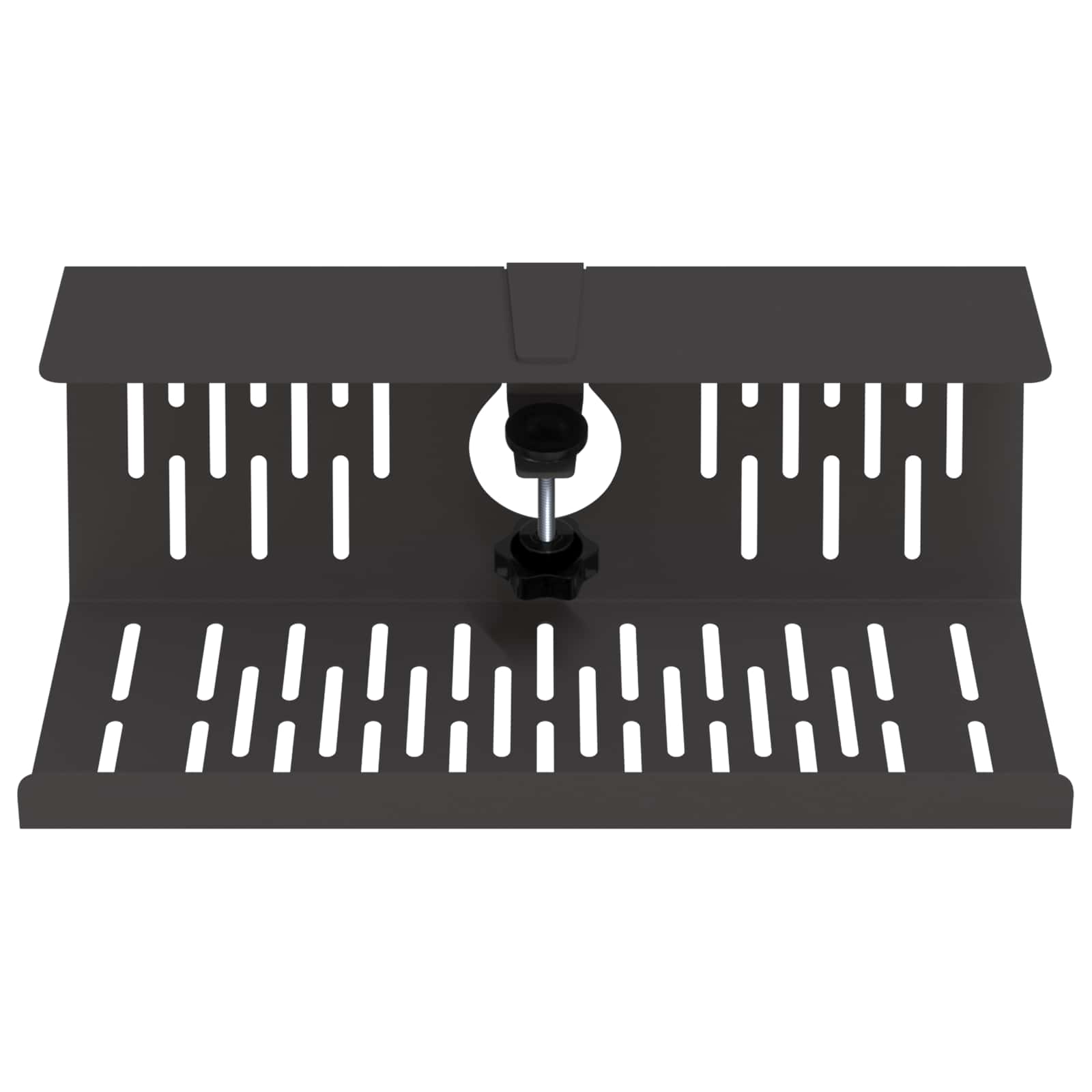 Unter dem Schreibtisch Kabelmanagement Tray 2 Stk. Anthrazit