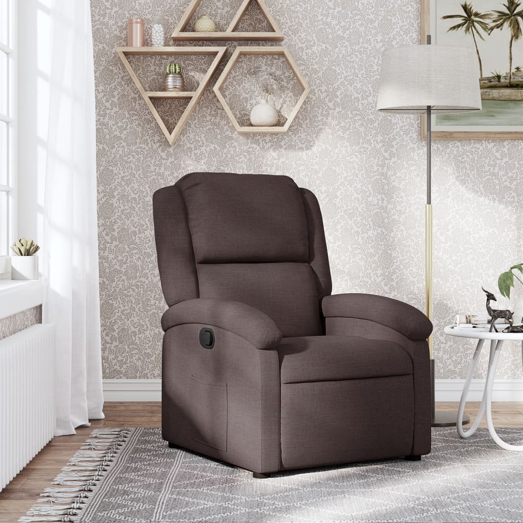 Relaxsessel Elektrisch Hellgrau Stoff