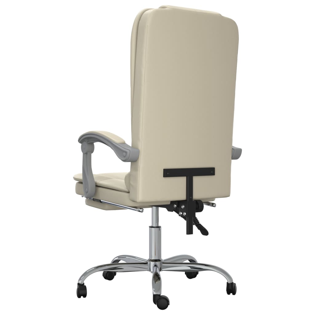 Bürostuhl mit Massagefunktion Schwarz Kunstleder