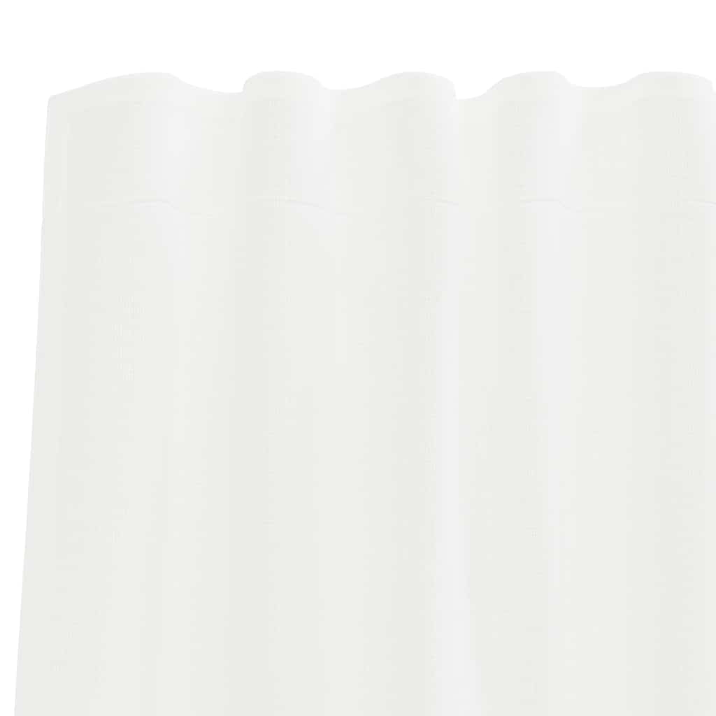 Voile Vorhänge mit Ösen 2 Stk. Apfelgrün 140x140 cm