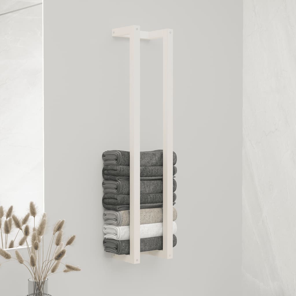 Handtuchhalter 23x18x60 cm Massivholz Kiefer