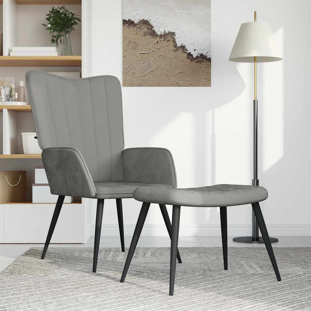 Relaxsessel Dunkelgrün Samt