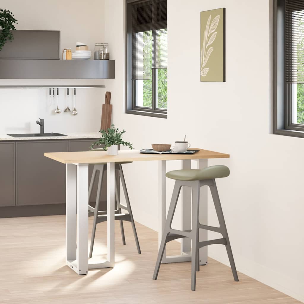 Couchtischbeine T-Form 2 Stk. Schwarz 30x25x(30-31) cm Stahl