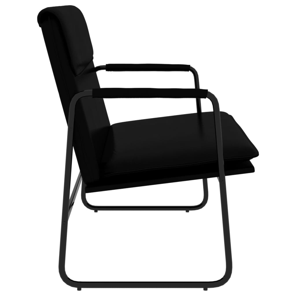 Sitzbank Grau 100x64x80 cm Kunstleder