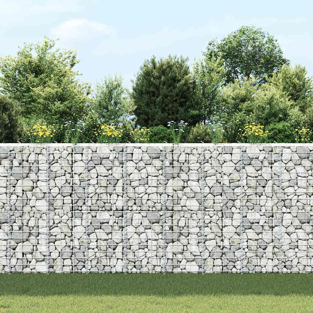 Gabionen-Hochbeete 3 Stk. 30x30x50 cm Eisen
