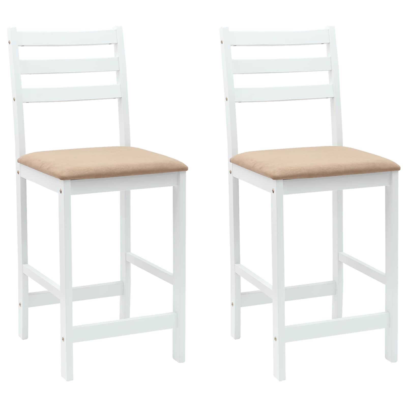 Esszimmerstühle 2 pcs Hellbraun 40 x 47,5 x 99,5 cm