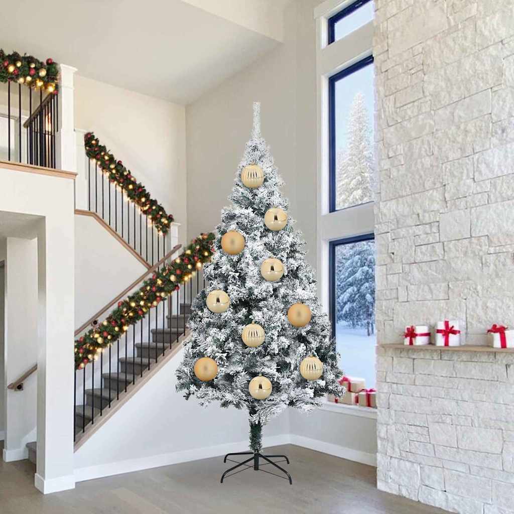 Weihnachtsbaumkugel Set XL 9 pcs Rot Kunststoff
