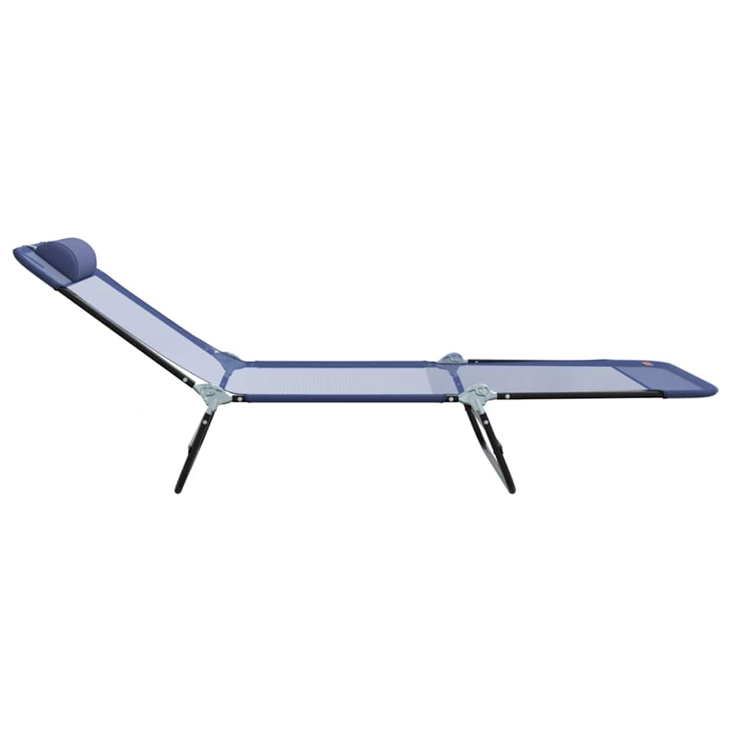 Klappbare Sonnenliege Creme 182 x 55 x 85,5 cm Textilene