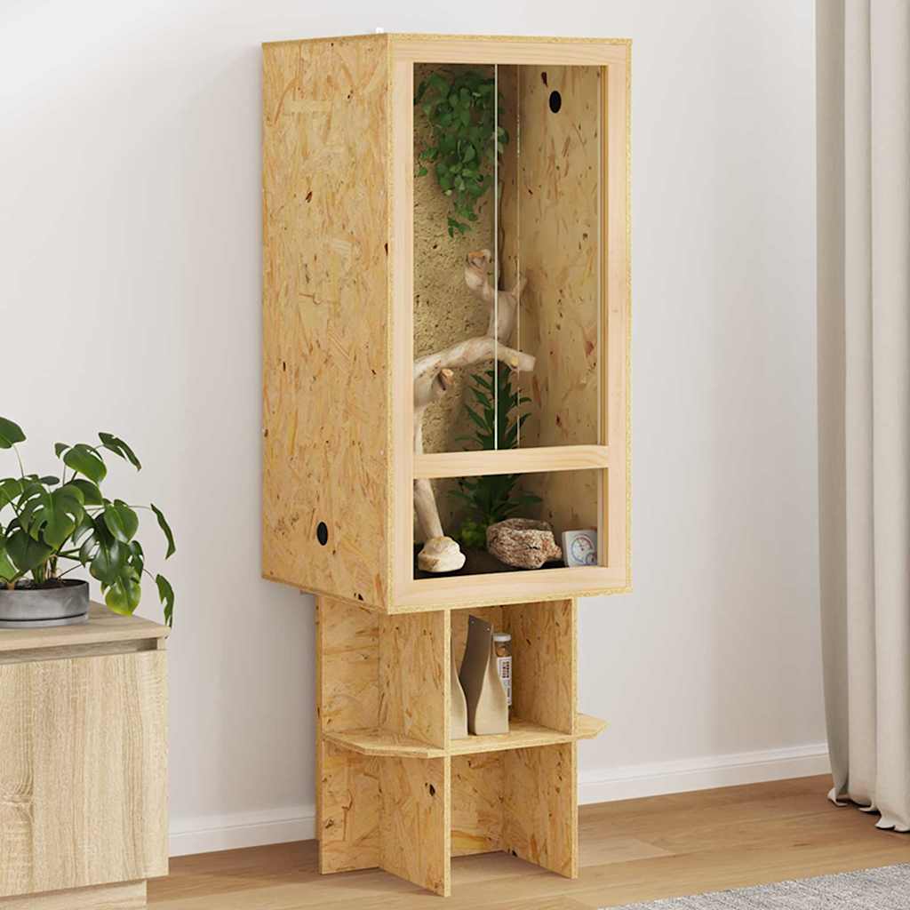 Terrarium Braun 50 x 50 x 100 cm OSB