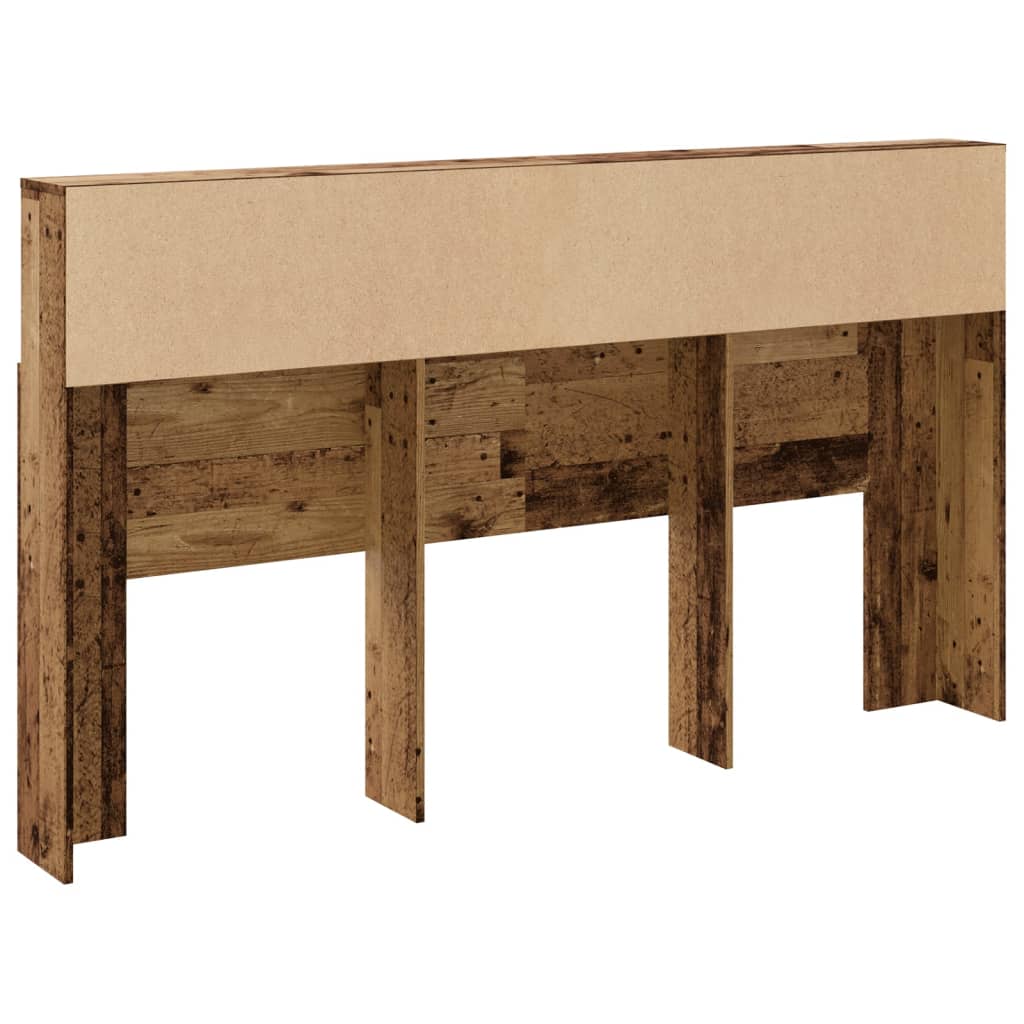 Bett-Kopfteil mit Ablagen Weiß 100x19x103,5 cm