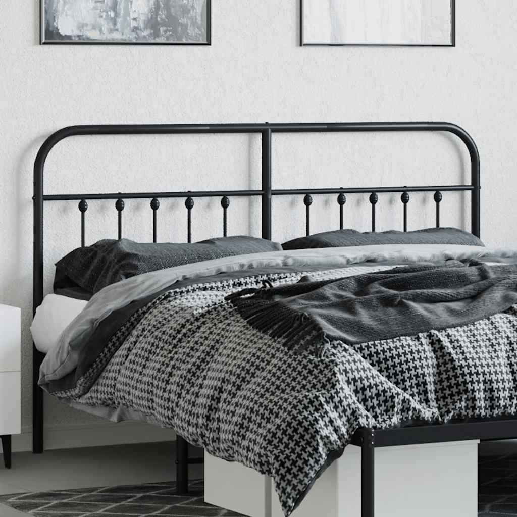 Ersatz-Kopfteil Metall Schwarz 75 cm