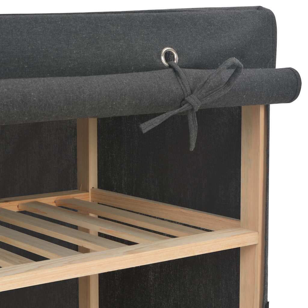 Kleiderschrank Weiß 135 x 40 x 170 cm Stoff