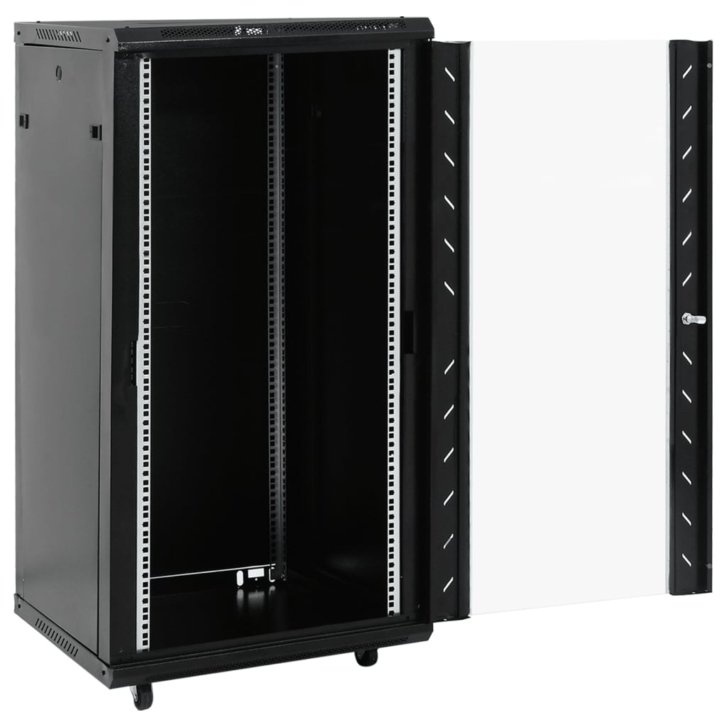 15HE Netzwerkschrank mit Schwenkfüßen 19" IP20 60x45x86 cm