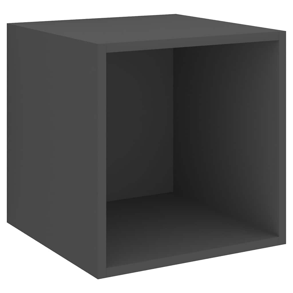 5-tlg. TV-Schrank-Set Grau Holzwerkstoff