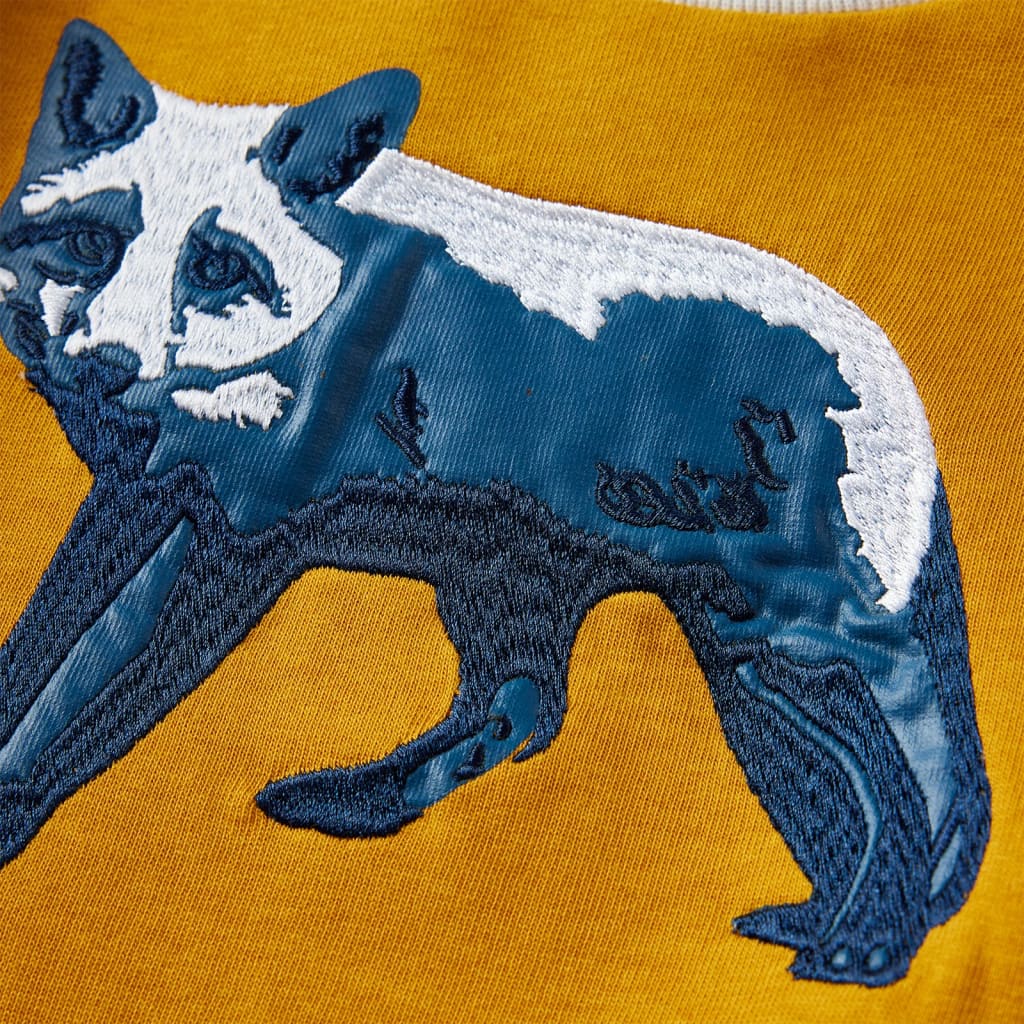 Kinder-Sweatshirt Marineblau Melange 92