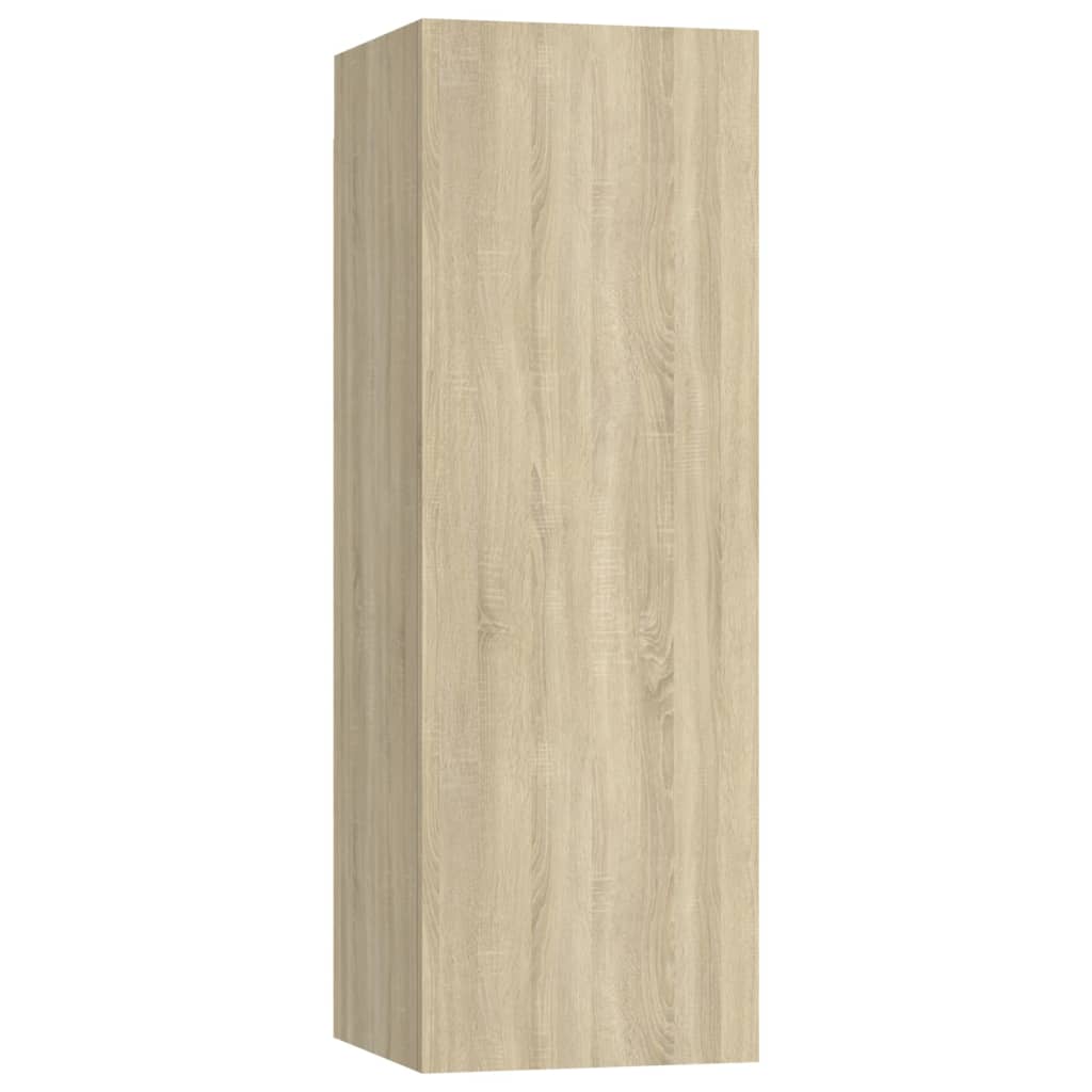 4-tlg. TV-Schrank-Set Weiß Holzwerkstoff