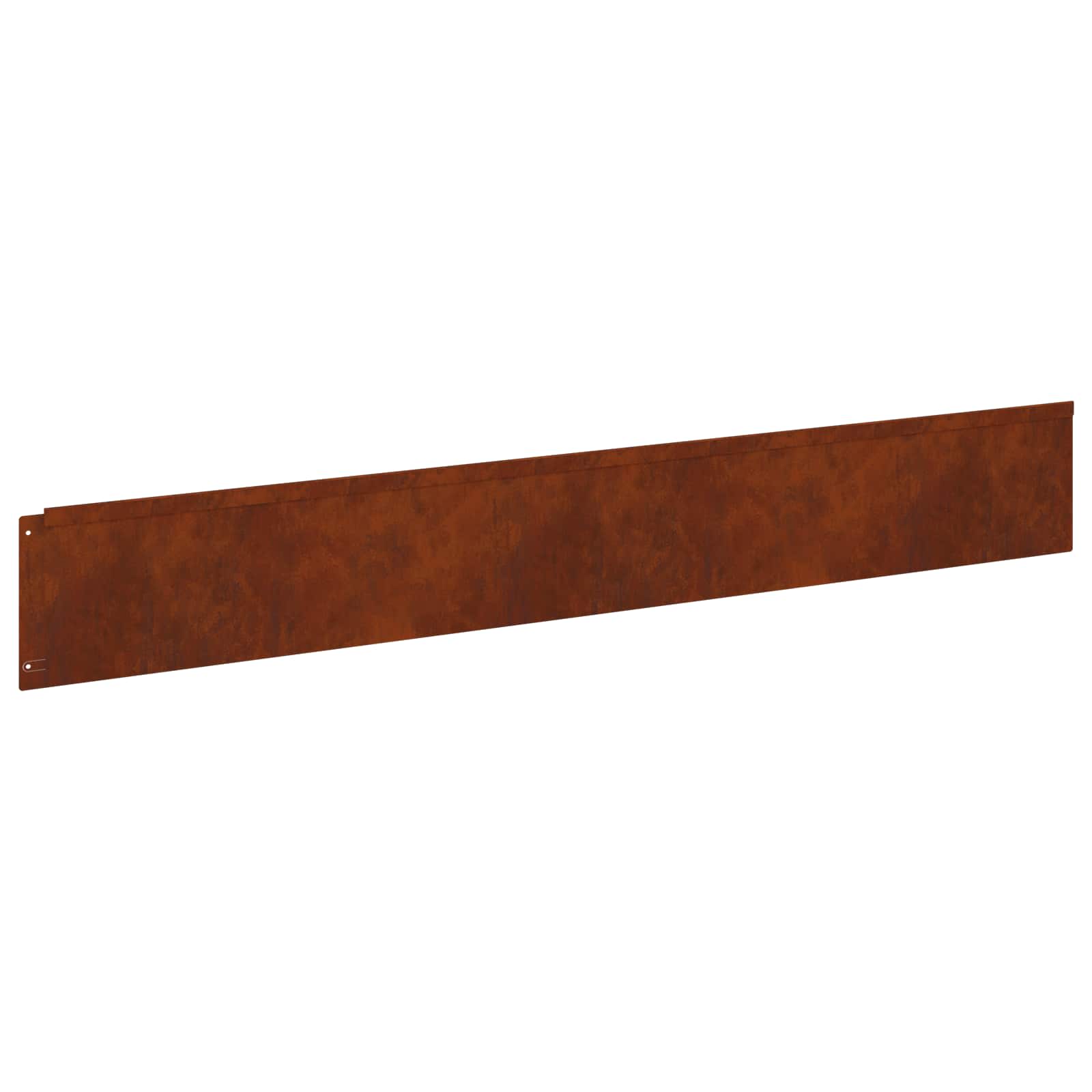 Raseneinfassung 10 pcs 100 x 12 cm Stahl Anthrazit