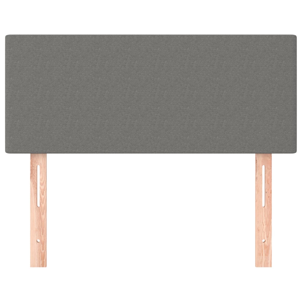 Kopfteil Hellgrau 80x5x118/128 cm Stoff