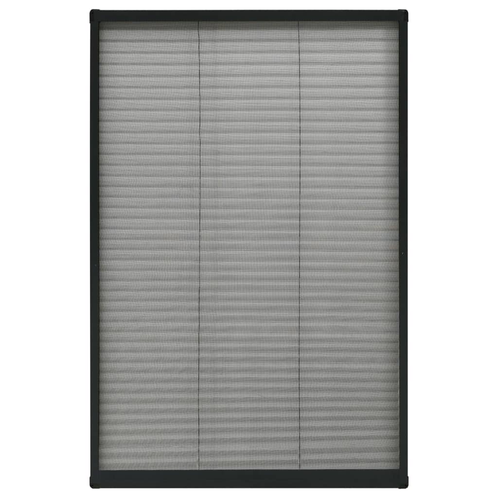 Plisse Insektenschutz-Fenster 80×160 cm