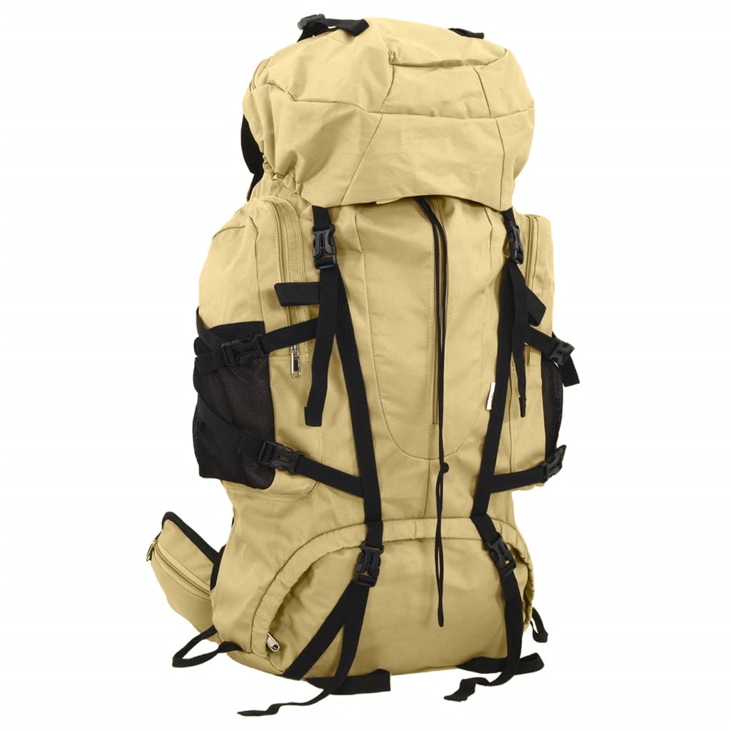 Wanderrucksack Schwarz 60 L Oxford-Gewebe