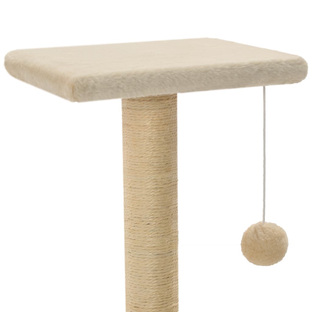 Katzen-Kratzbaum Sisal 65 cm Grau